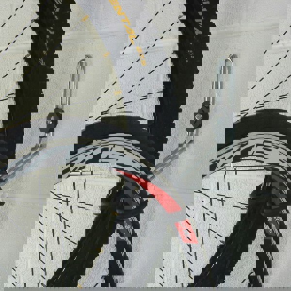 Bike wall hook for 2 bikes with 1 road bike and 1 mountain bike