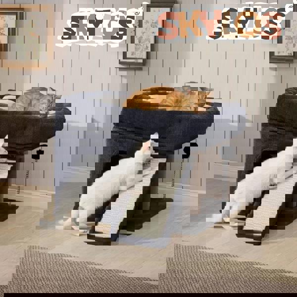 Skylos Cat Tree Tower Big Perch Bed Spacious Condo with Sisal Scratching Post