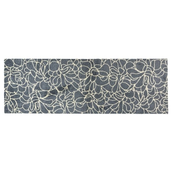 JVL Mega Mat Machine Washable Entrance Runner and Doormat Set, Floral