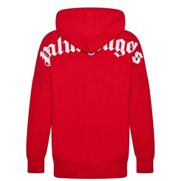 Palm Angels Classic Logo Hoodie - Red