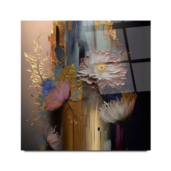 Abstract Glass Wall Art 2 - Artchi