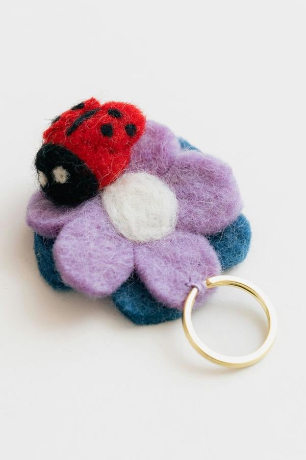 Lucy The Ladybird Felt Keyring