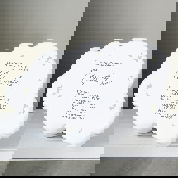 Personalised Memento Company Personalised Cloud Resin Memorial Garden Ornament