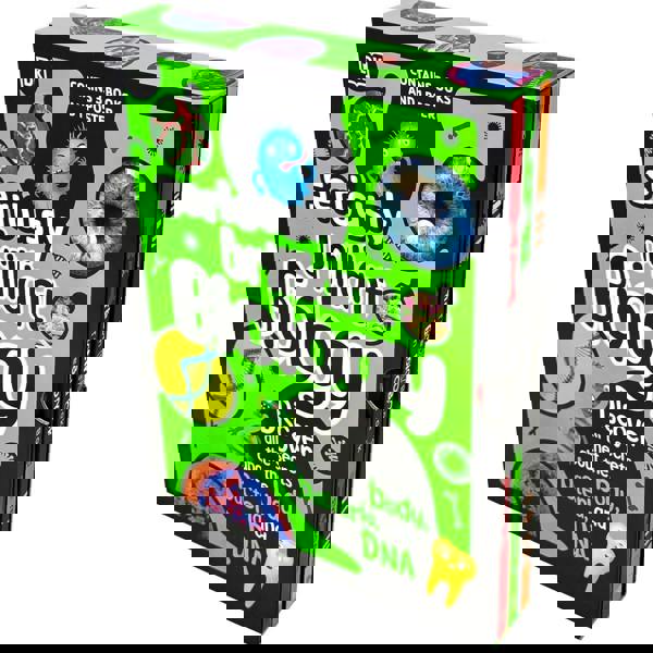 DK Seriously Brilliant Biology 3 Books Box Set and 1 Poster (The Body Book, The DNA Book and The Bacteria Book)