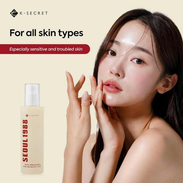 K-SECRET SEOUL 1988 Essence Snail Mucin 97% + Rice 100ml