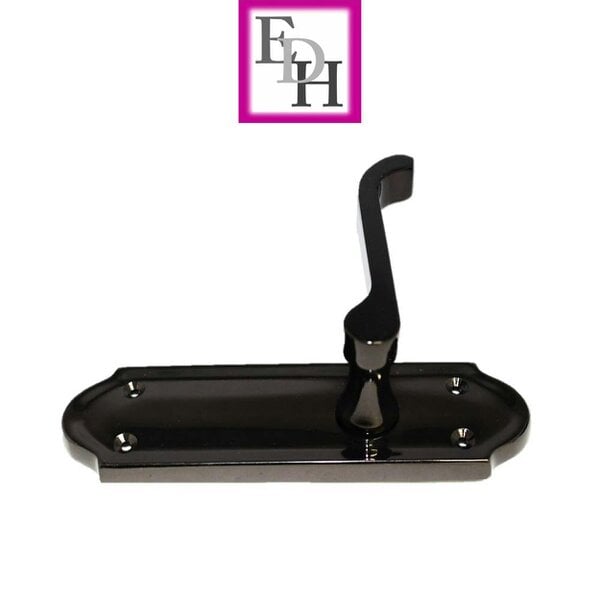EDH Door Hardware Black Nickel Internal Door Handles Ashford Style Lever Latch – Epsom Pair Set