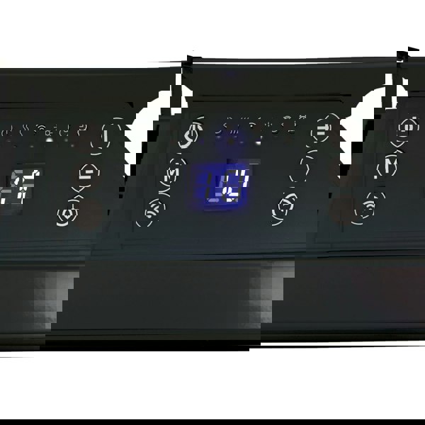 igenix Smart Glass Panel Heater, 2000W, Black