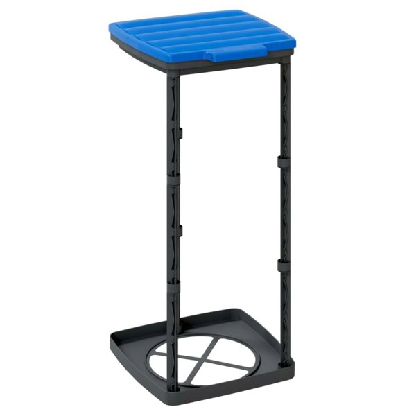 Berkfield Rubbish Bag Holders 2 pcs Black and Blue 60 L PP