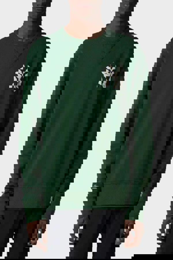 Ralph Lauren Vintage Fleece Crewneck x Yankees Dark Green