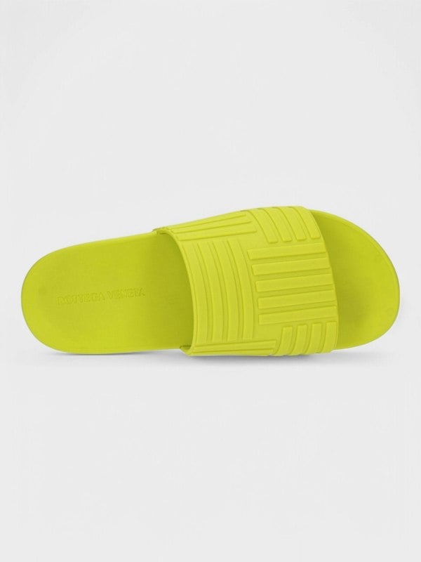 Bottega Veneta Rubber Carpet Slides Kiwi - Supplied FashionBottega Veneta