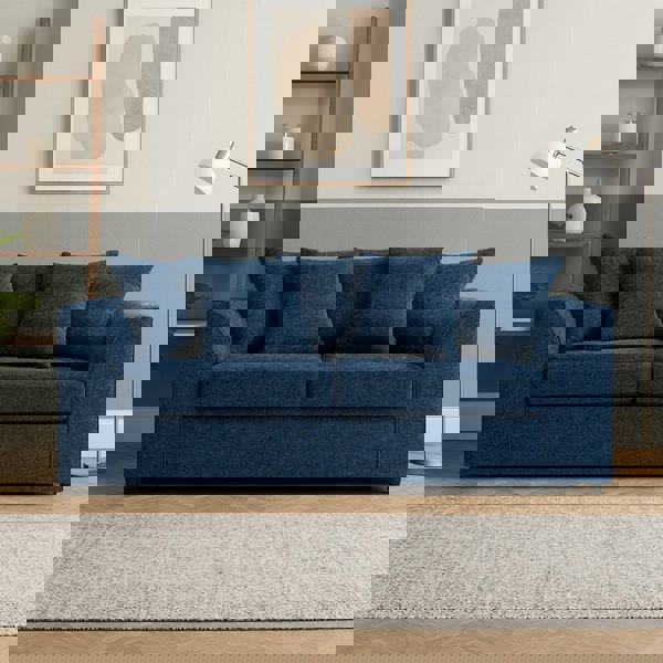 Furnishings For Less Monaco Chenille Fabric 3 Piece Sofa Suite