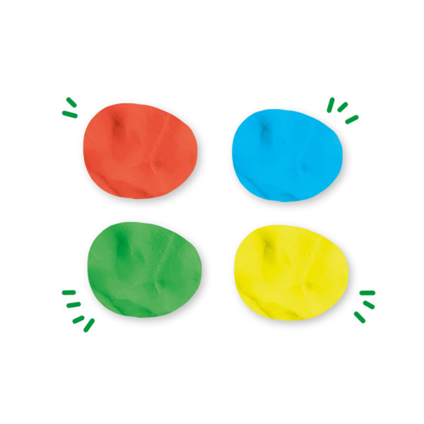 SES Creative Feel good dough - Pure (4x90gr)