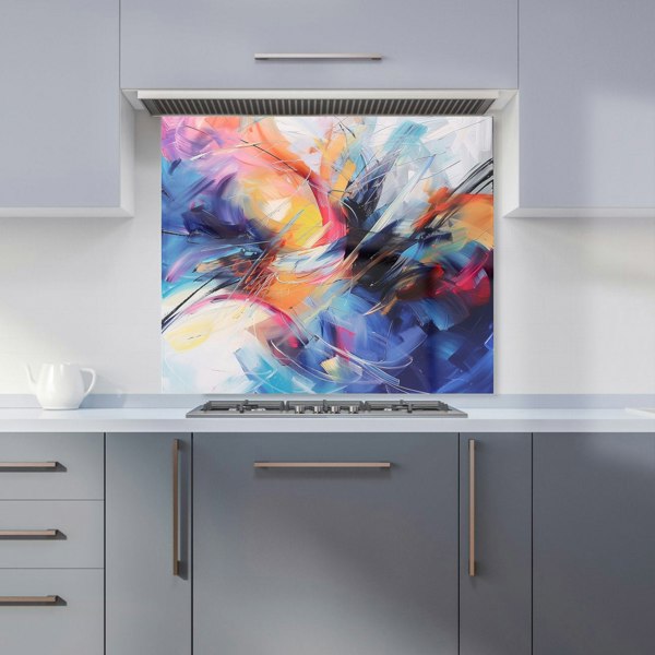 Warren Reed - Designer Serene Explosion: Calm Amidst Colours Kitchen Splashback