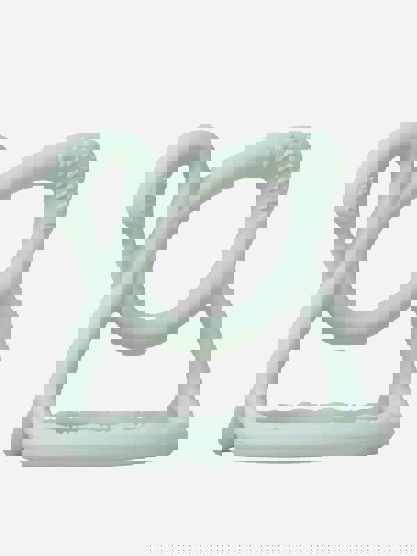 Bloom Bambini Baby Swan Teether in Green