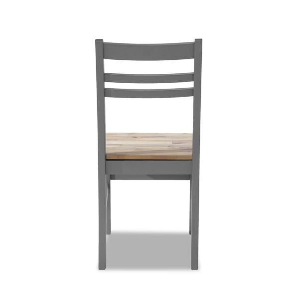 Statement Furniture Florence Wooden Chair Country Style with Acacia Wood Seat