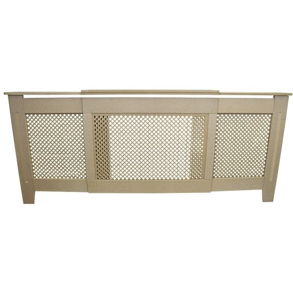 Monstershop Adjustable Radiator Cover MDF - Unfinished (1400mm - 1920mm)