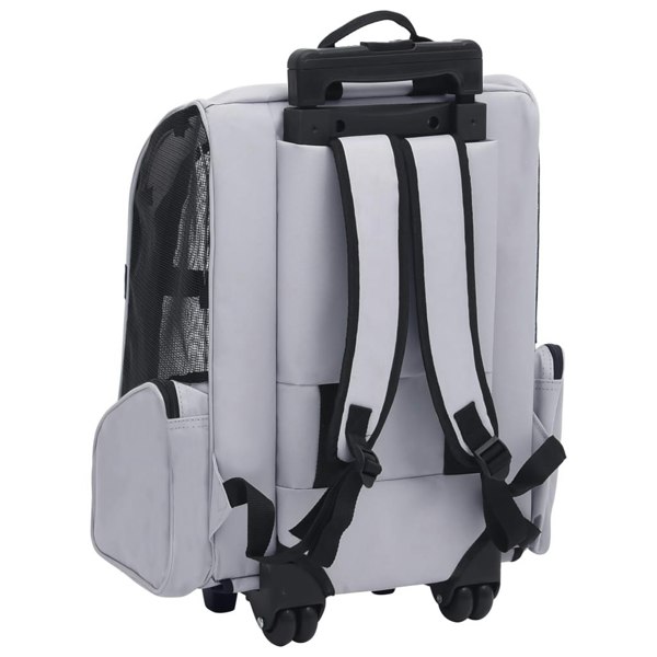 Berkfield Foldable Multipurpose Pet Trolley Grey