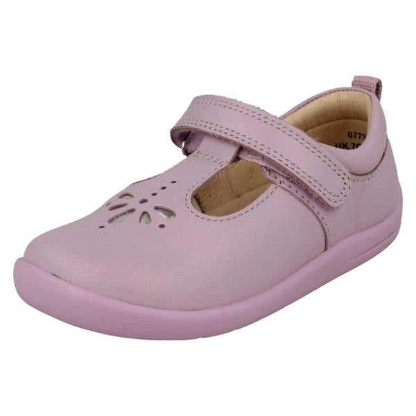 Start-rite Girls Startrite T-Bar Laser Detailed Shoes Puzzle