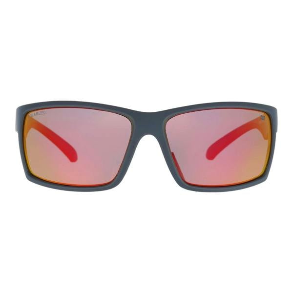Caterpillar Sunglasses CTS-8031 108P Matte Grey Red Red Mirror Polarized