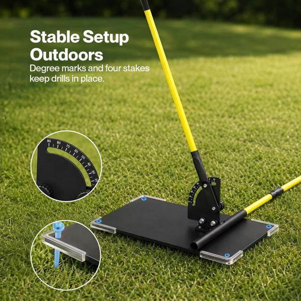 Centra Golf Alignment Sticks for Plane Accuracy With Carry Bag Outdoor Practice