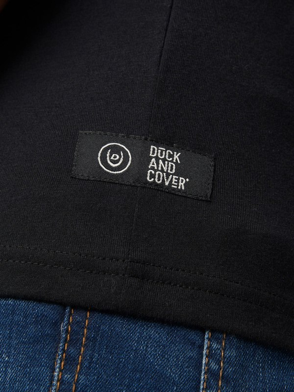 Duck and Cover Balding T-Shirt - Black