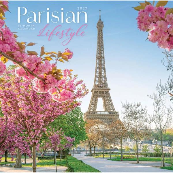 Parisian Lifestyle Calendar 2027, Wall Calendars, Month To View, Travel, Gift