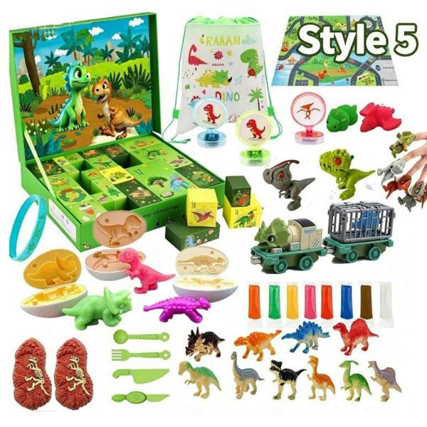 Leaper Dinosaur Toy Christmas Countdown Surprise Packs