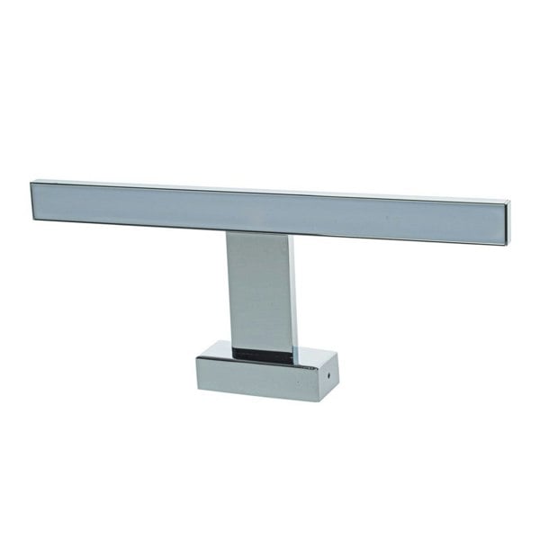 Milagro Shine Chrome LED 7W Wall Lamp Stylish Polished Chrome Light With IP44 Rating Perfect For Mounting Above A Bathroom Mirror