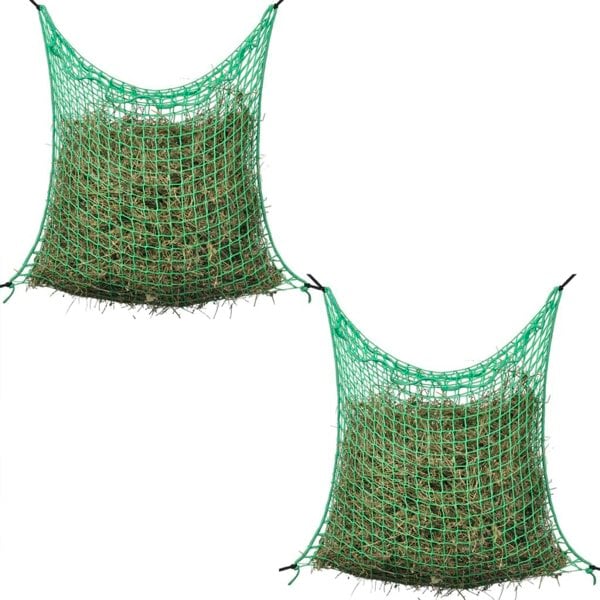 Berkfield Hay Nets 2 pcs Square 0.9x1 m PP