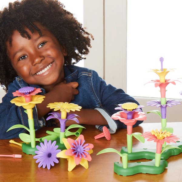 Green Toys Build A Bouquet Playset - Made From 100% Recycled Plastic