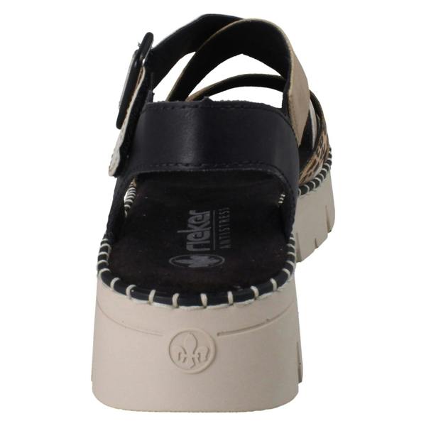 Rieker Ladies Rieker Wedge Sandals V1063