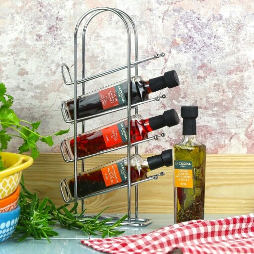 Flavoured Oil and Balsamic Gift Set in Rack
