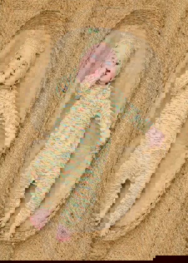 The Bonnie Mob Mystic - Space Dye Knitted Baby Onesie