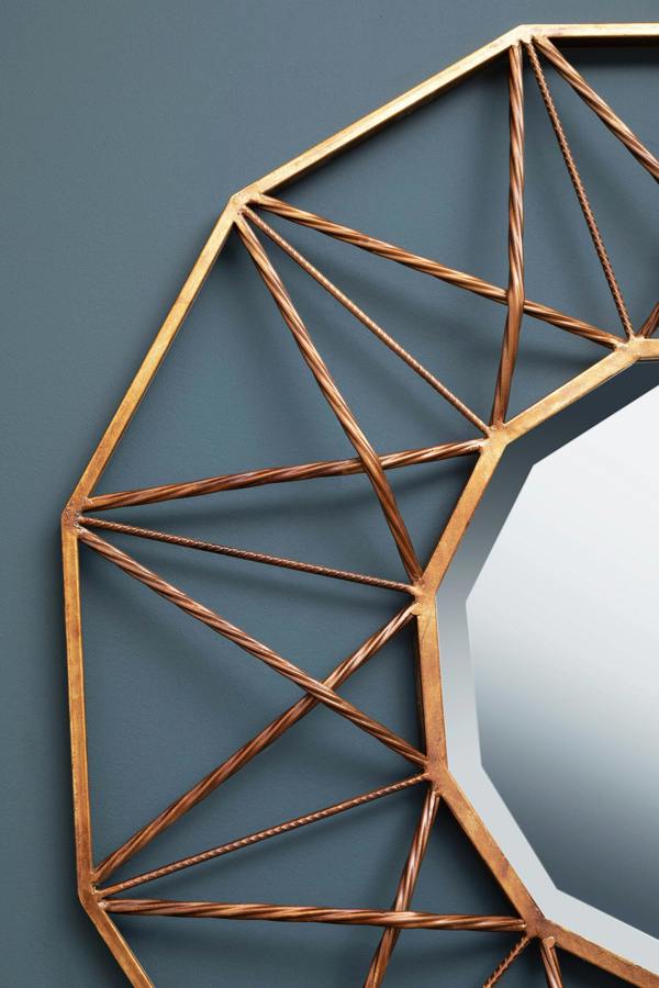 Interiors by Premier Zariah Geo Wall Mirror