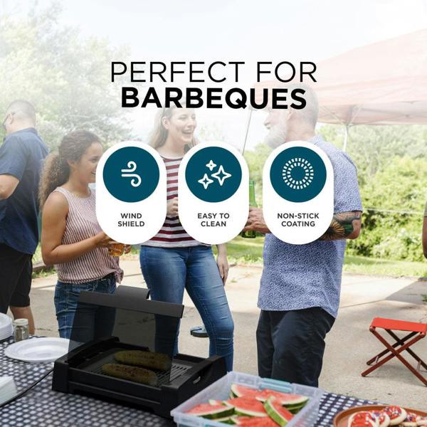 DMD Collective Smokeless Indoor Grill with Adjustable Temperature Control