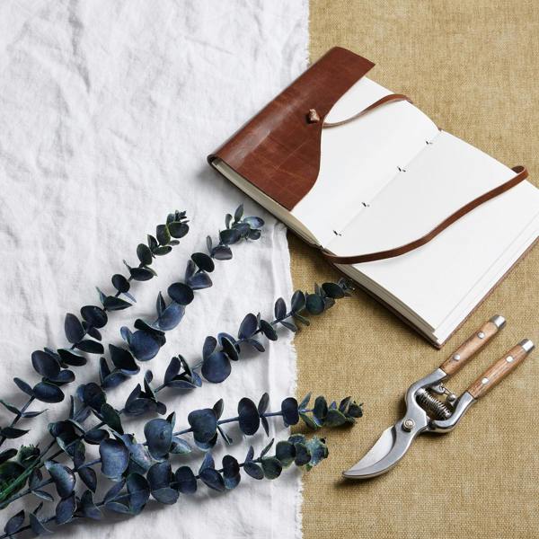Wyld Haus Set of 3 Artificial Flowers Large Blue Eucalyptus Stems