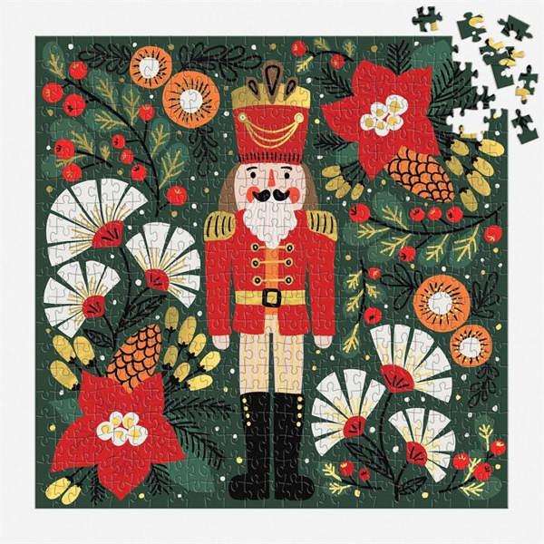 Galison, Merry Nutcracker Jigsaw, Jigsaws & Puzzles, Family, Gift