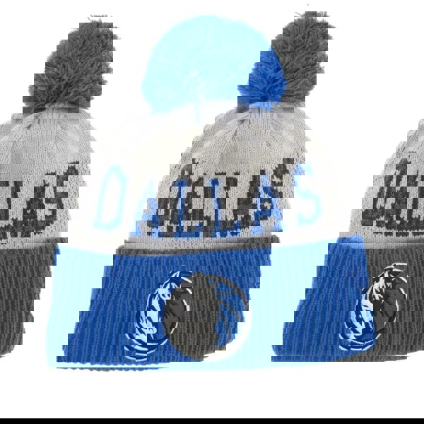 New Era NBA Tip Off 2023 Dallas Mavericks Knitted Bobble Beanie - Blue