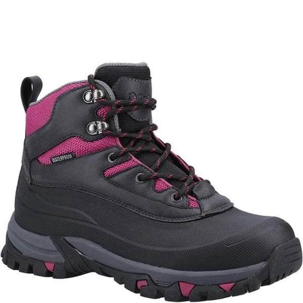 Cotswold Women's Calmsden Hiking Boots - Grey/Berry