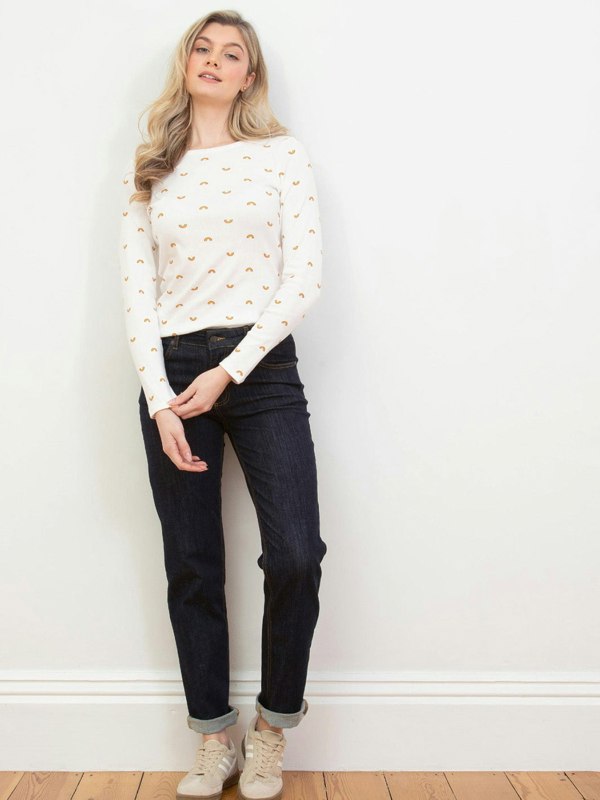 Kite Organic Portesham Jersey Top Little Rainbow