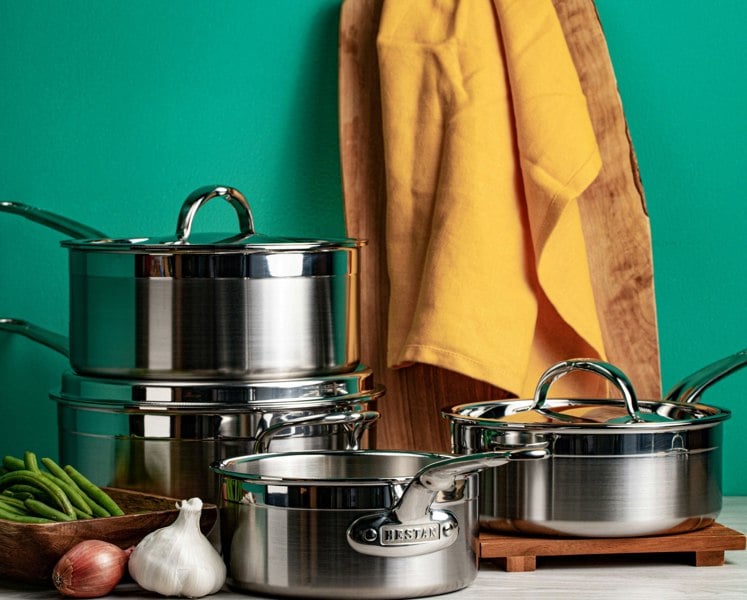 Hestan ProBond Induction Stainless Steel Saucepan & Lid - Small - 16cm