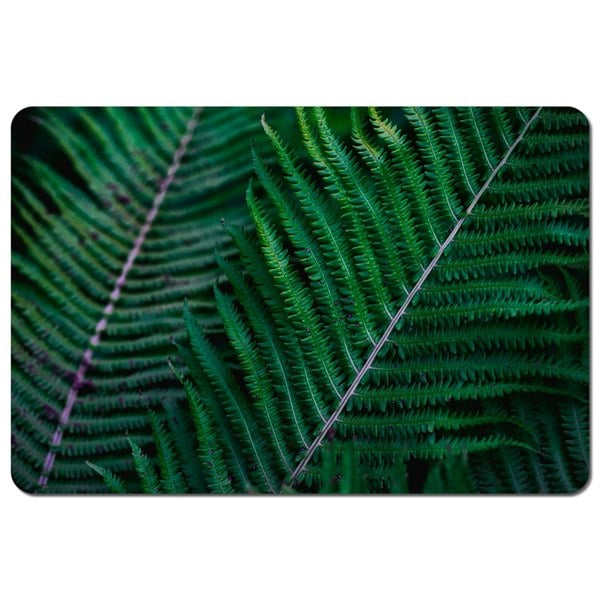 Benjamin Tate Design green leaves, abstract flora texture (Placemat)