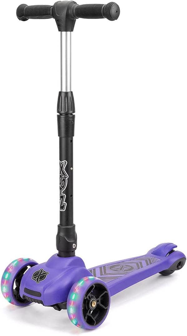 Xootz Scout Kids Tri-Scooter - Purple