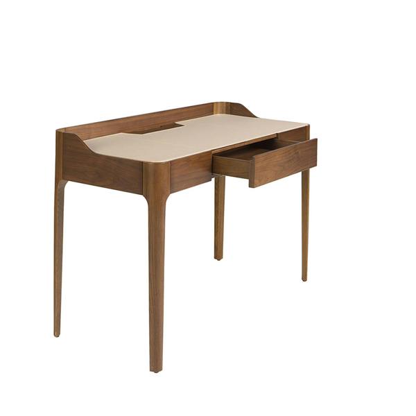 Angel Cerdá Writing desk with leatherette and walnut top 7147