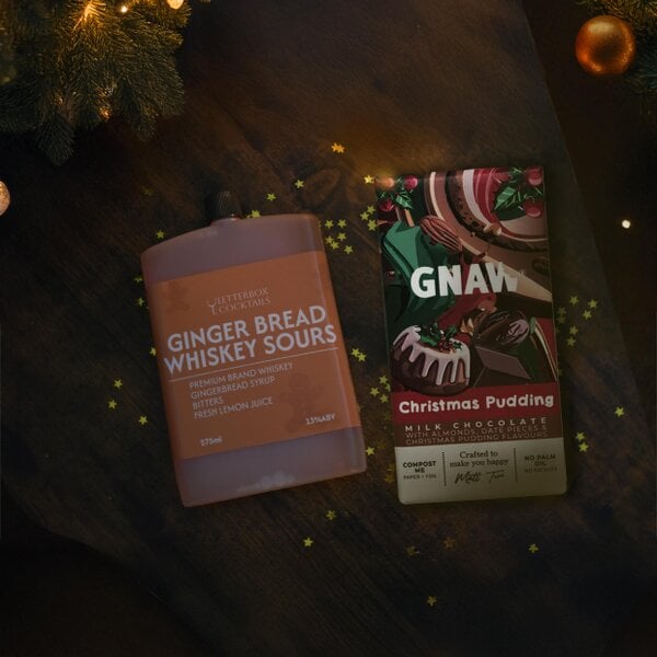 Letterbox Cocktails Secret Santa Christmas Gift Box