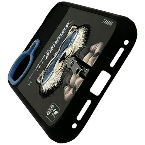Nimmy Friends Nimmy Cool & Cute 2.0 Husky Case with MagSafe for iPhone 17 6.3" Grey Blue - N-KMLL-IP17-017-A