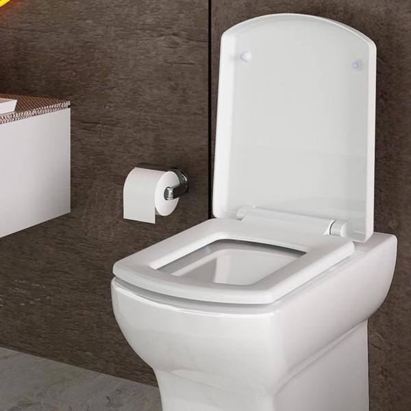 RTS D SMILE 360 Top Fix Slow Close Quick Release Toilet Seat - 360x450mm