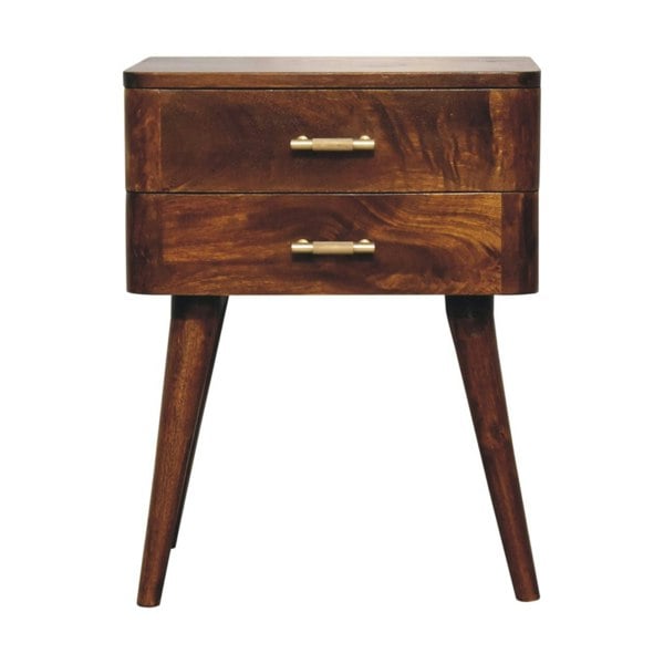 Artisan Furniture Chestnut T-Bar Nordic Bedside
