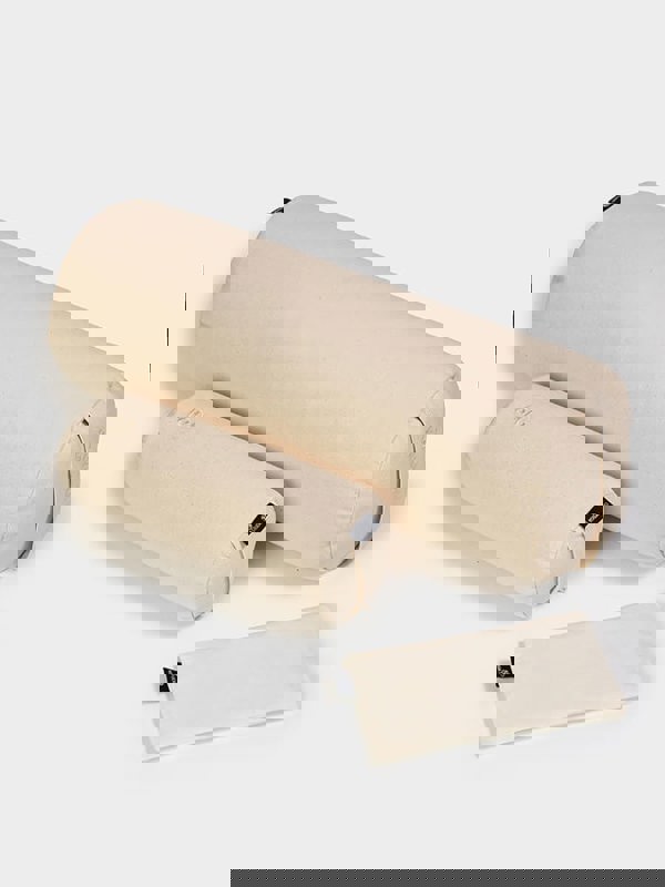 Yoga Studio Organic Meditation Bolster & Eye Pillow Set - Relax