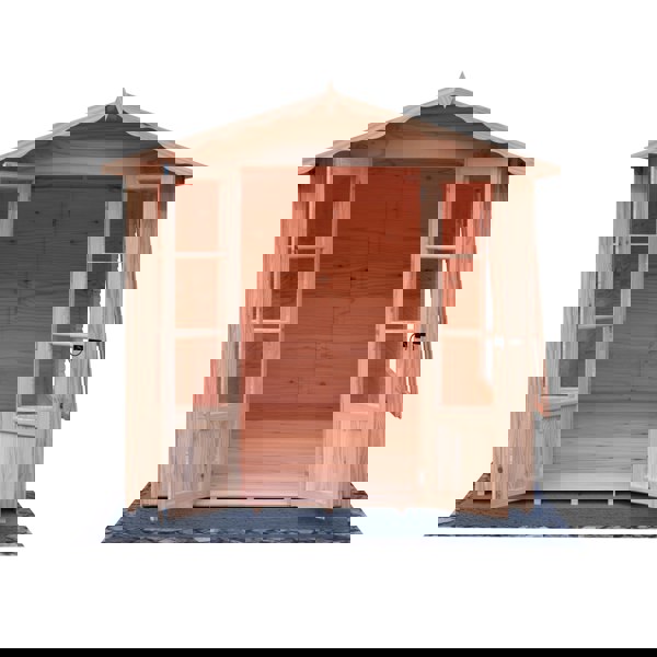 Shire Kensington 7x10 12mm interlock Clad wooden Summerhouse - Best Shed